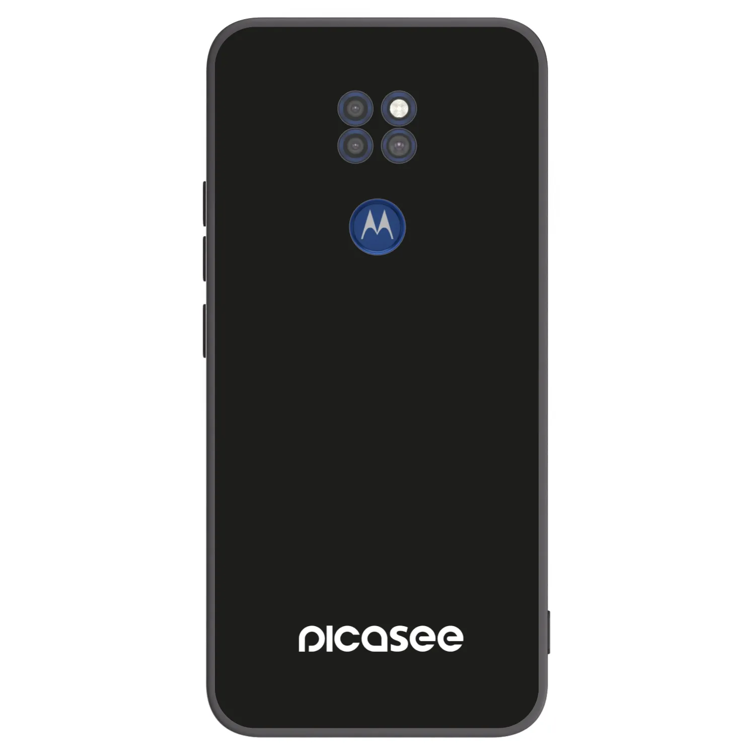 Picasee silikónový čierny obal pre Motorola Moto G9 Play - Picasee