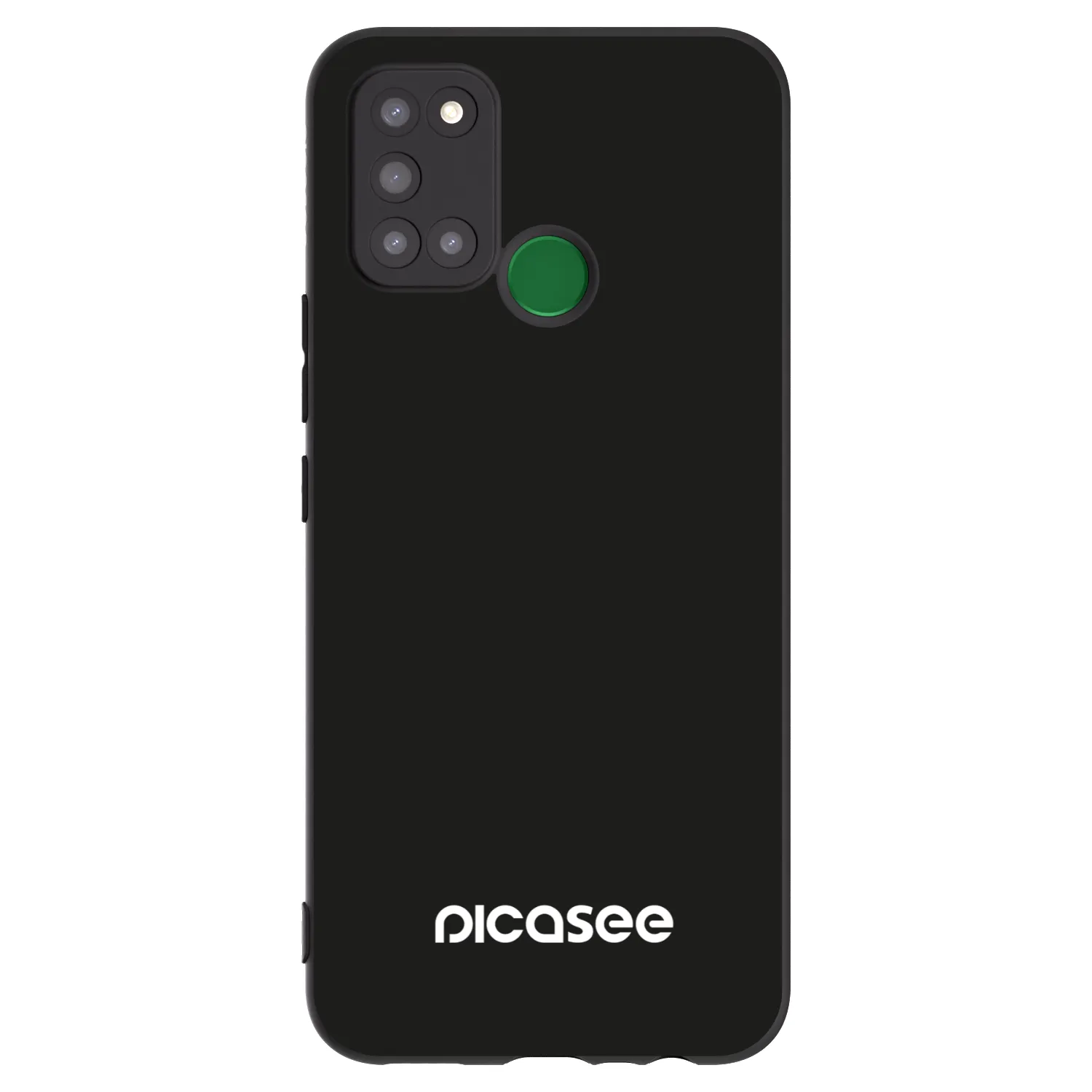 Picasee silikónový čierny obal pre Realme 7i - Picasee
