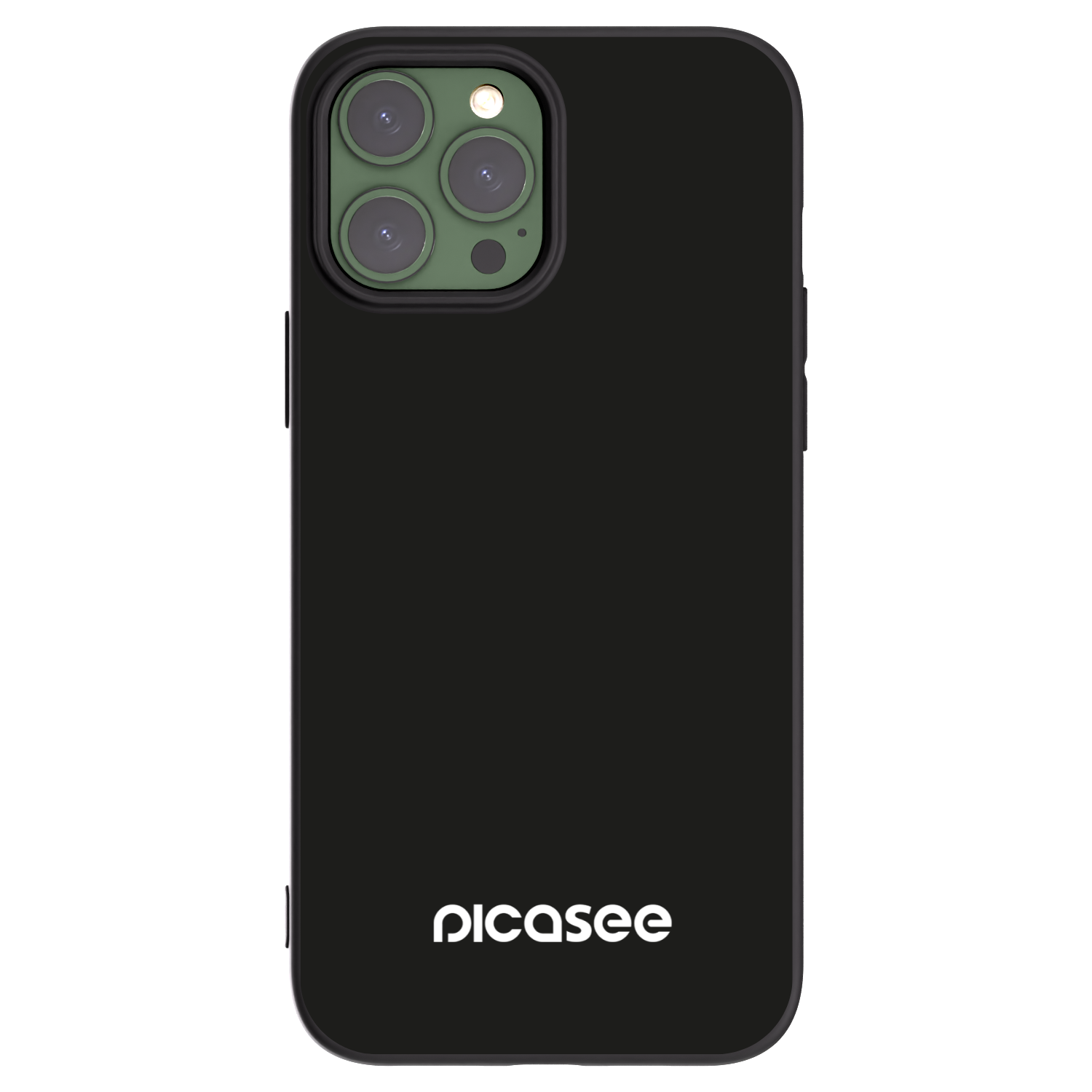 Silikónový čierny obal pre Apple iPhone 13 Pro Max - Picasee