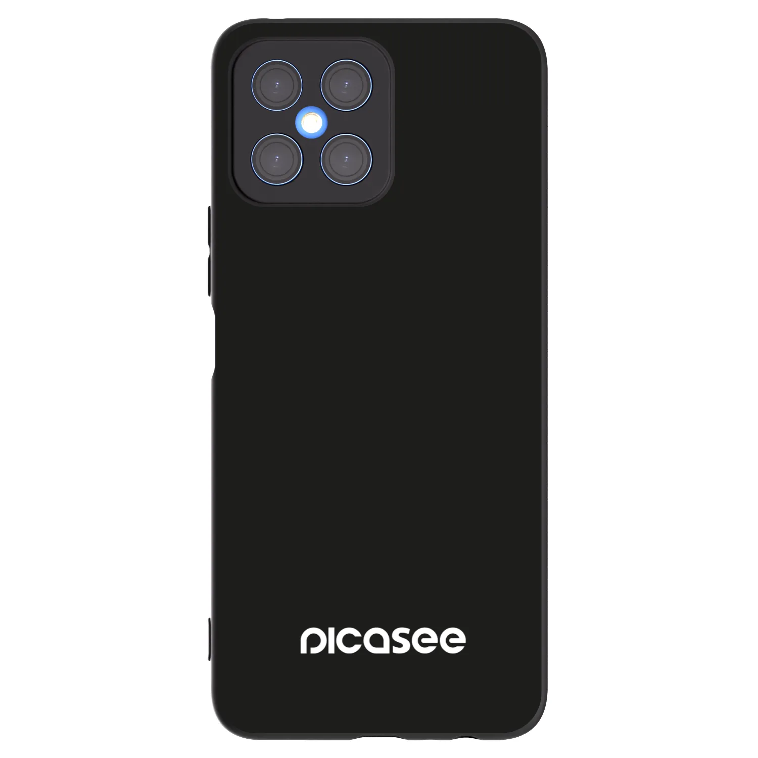 Picasee silikónový čierny obal pre Honor X8 4G - Picasee