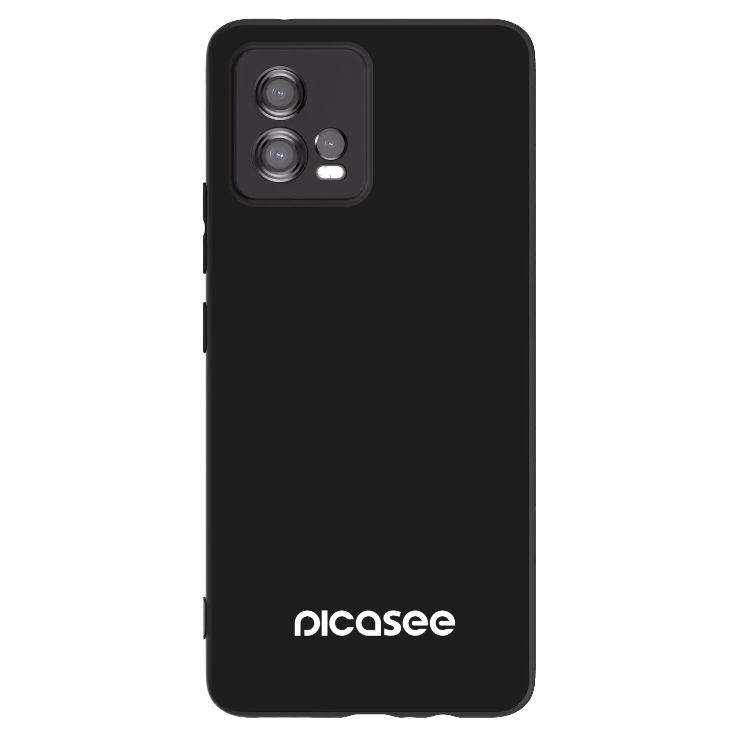 Picasee silikónový čierny obal pre Motorola Moto G72 - Picasee