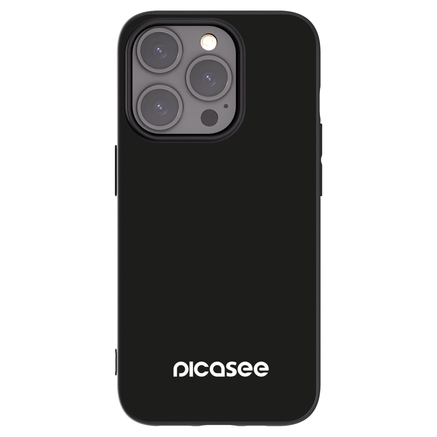 Silikónový čierny obal pre Apple iPhone 15 Pro - Picasee