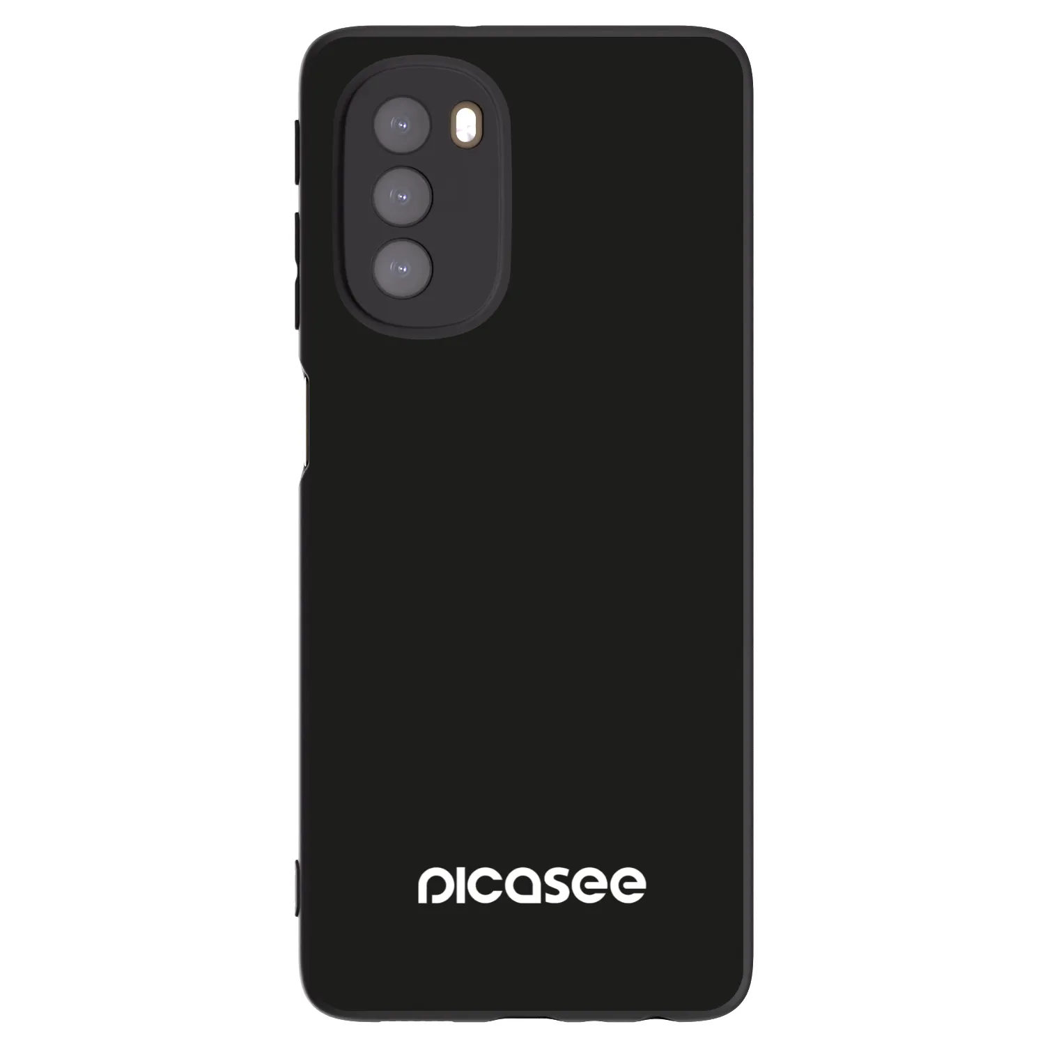 Picasee silikónový čierny obal pre Motorola Moto G51 - Picasee