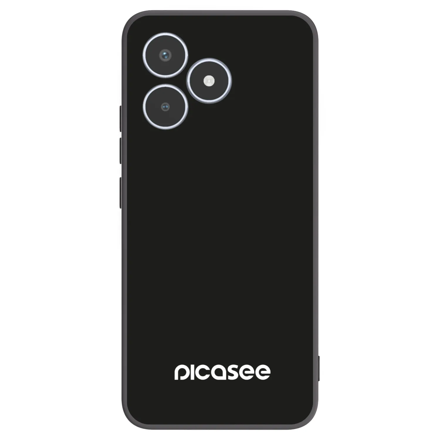 Picasee silikónový čierny obal pre Realme C53 - Picasee