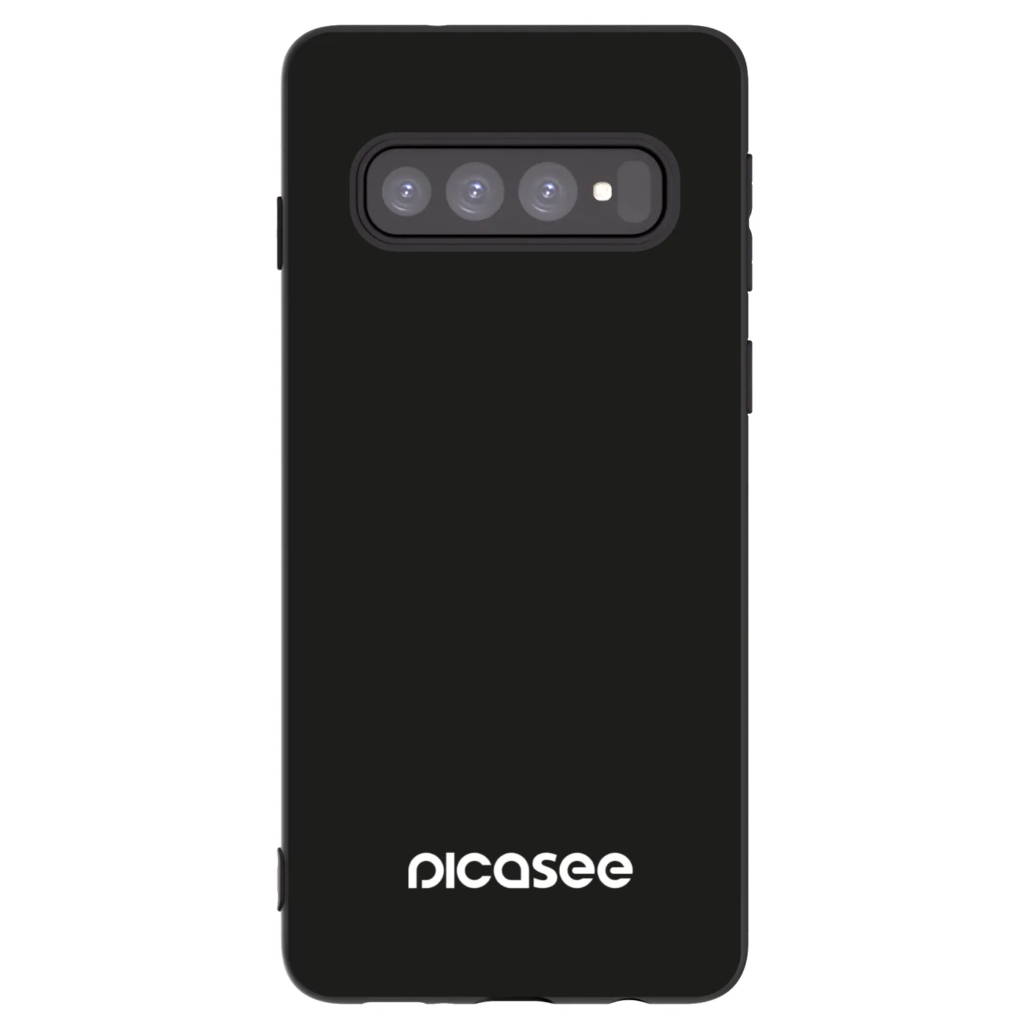 Picasee silikónový čierny obal pre Samsung Galaxy S10 G973 - Picasee