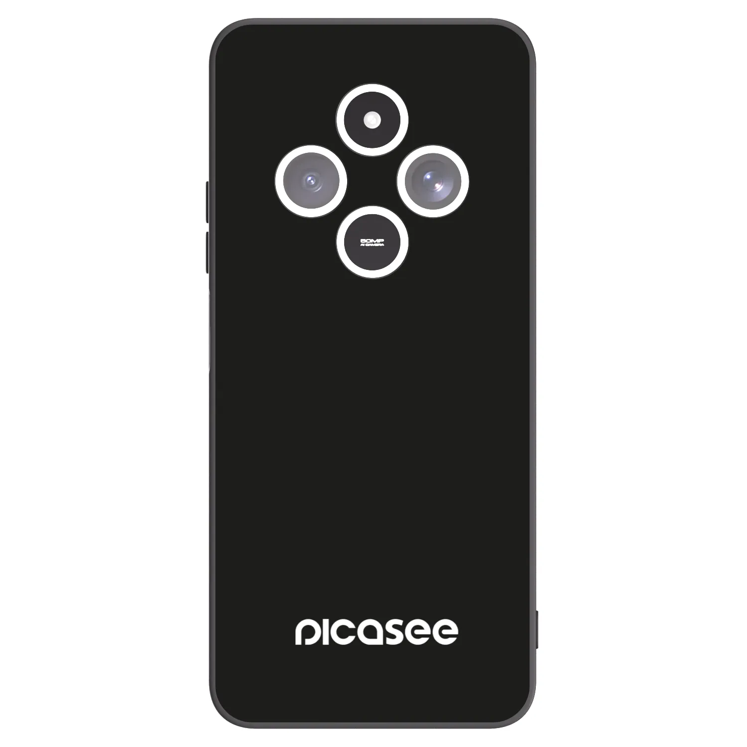 Picasee silikónový čierny obal pre Xiaomi Redmi 14C - Picasee