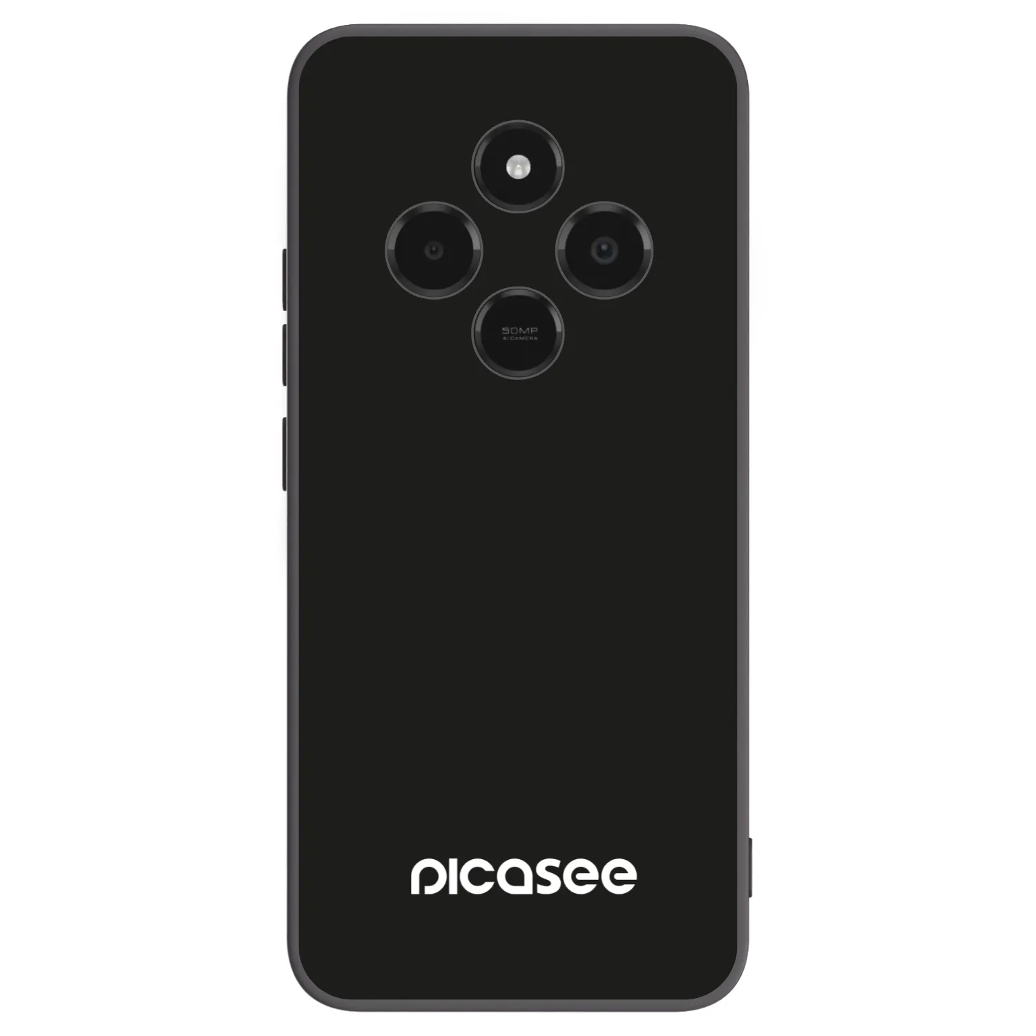 Picasee silikónový čierny obal pre Xiaomi Poco C75 - Picasee