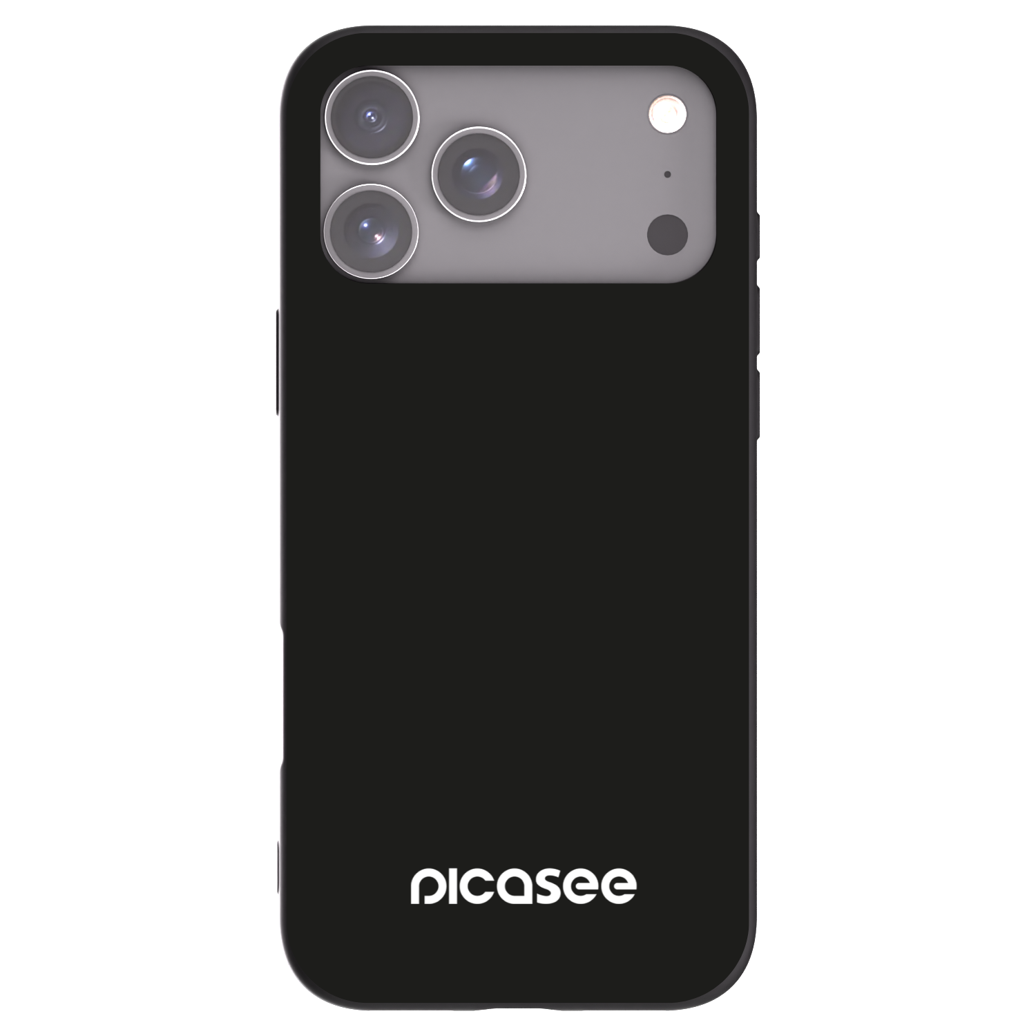 Silikónový čierny obal pre Apple iPhone 17 Pro Max - Picasee