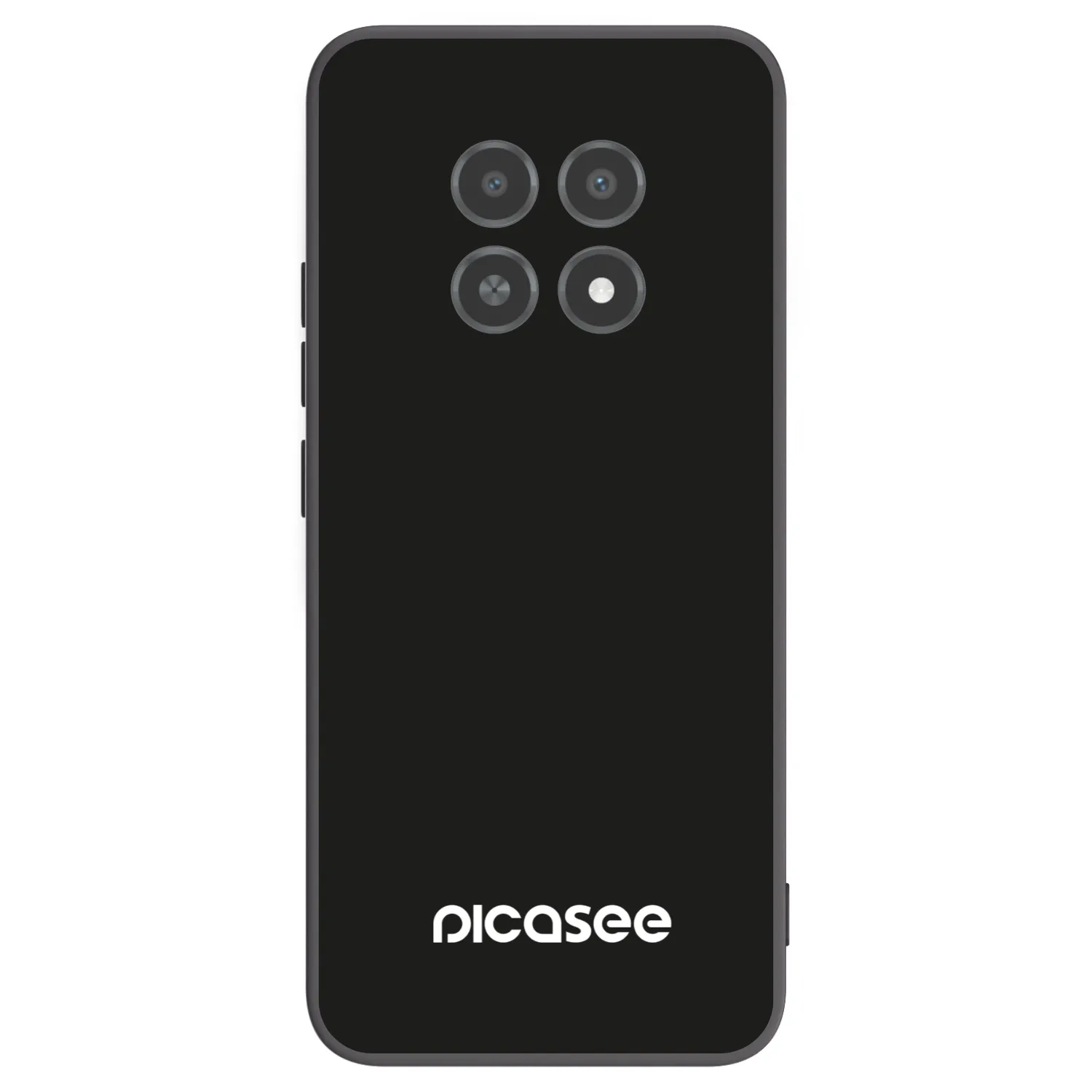 Picasee silikónový čierny obal pre Realme 12X - Picasee