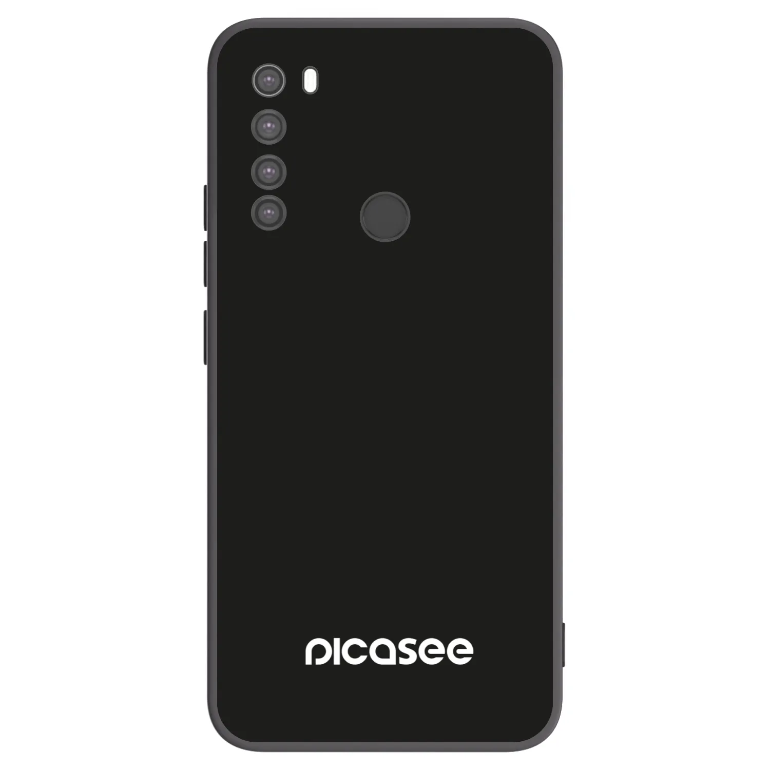 Picasee silikónový čierny obal pre Xiaomi Redmi Note 8 - Picasee