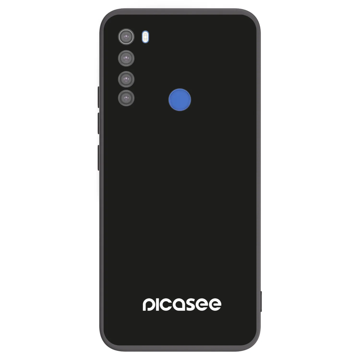 Picasee silikónový čierny obal pre Xiaomi Redmi Note 8T - Picasee