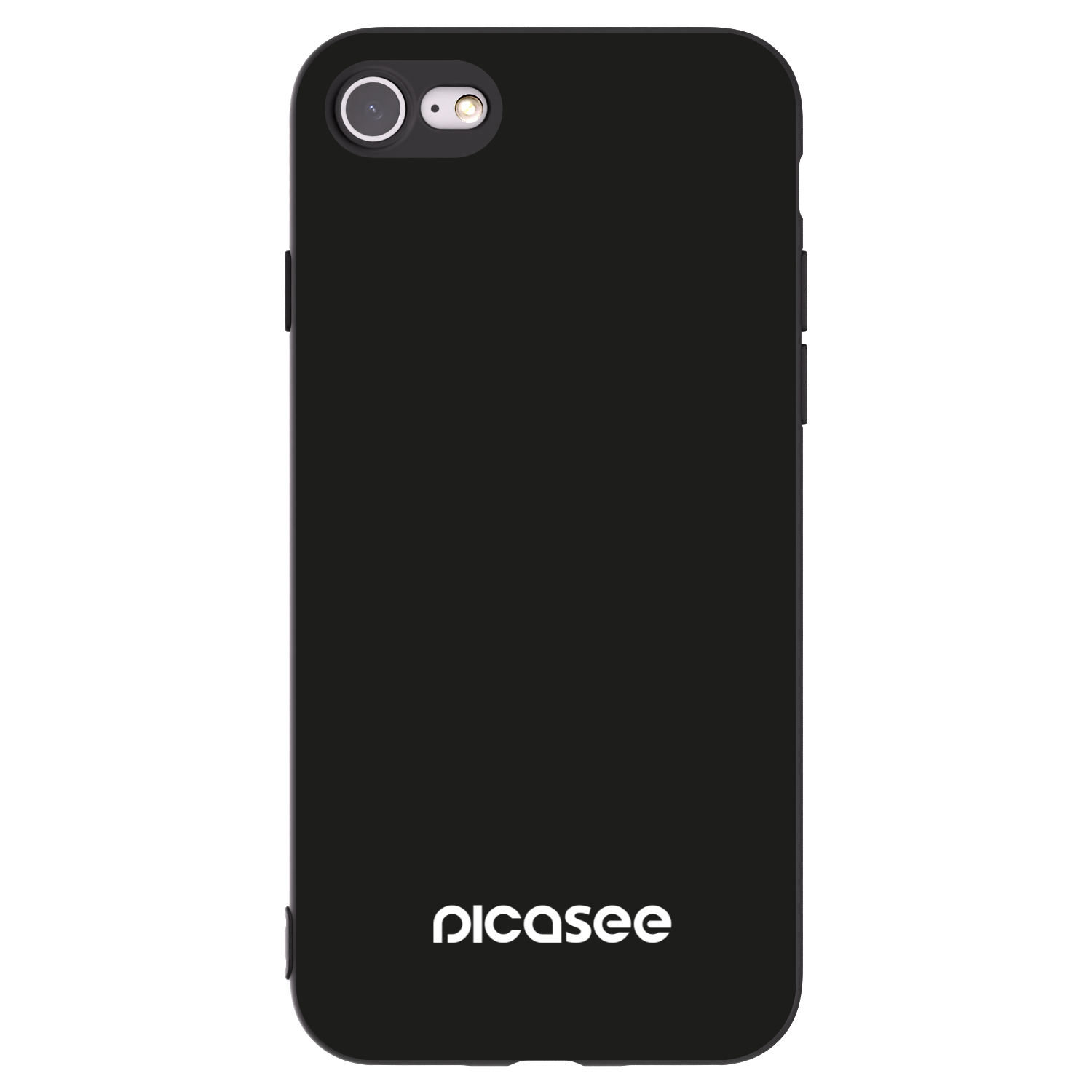 Picasee silikónový čierny obal pre Apple iPhone SE 2020 - Picasee