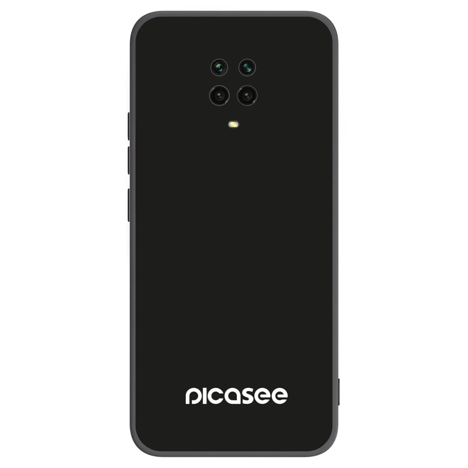 Picasee silikónový čierny obal pre Xiaomi Redmi Note 9S - Picasee
