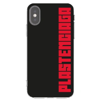 Picasee silikónový prehľadný obal pre Apple iPhone X/XS - Plastenciaga