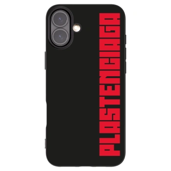 Picasee silikónový čierny obal pre Apple iPhone 16 Plus - Plastenciaga