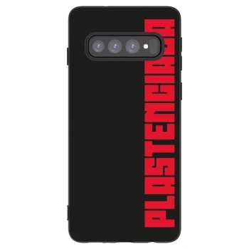 Picasee silikónový čierny obal pre Samsung Galaxy S10 G973 - Plastenciaga