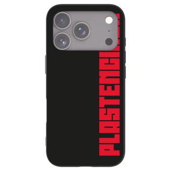 Picasee silikónový čierny obal pre Apple iPhone 17 Pro - Plastenciaga