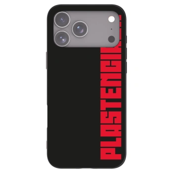 Picasee silikónový čierny obal pre Apple iPhone 17 Pro Max - Plastenciaga
