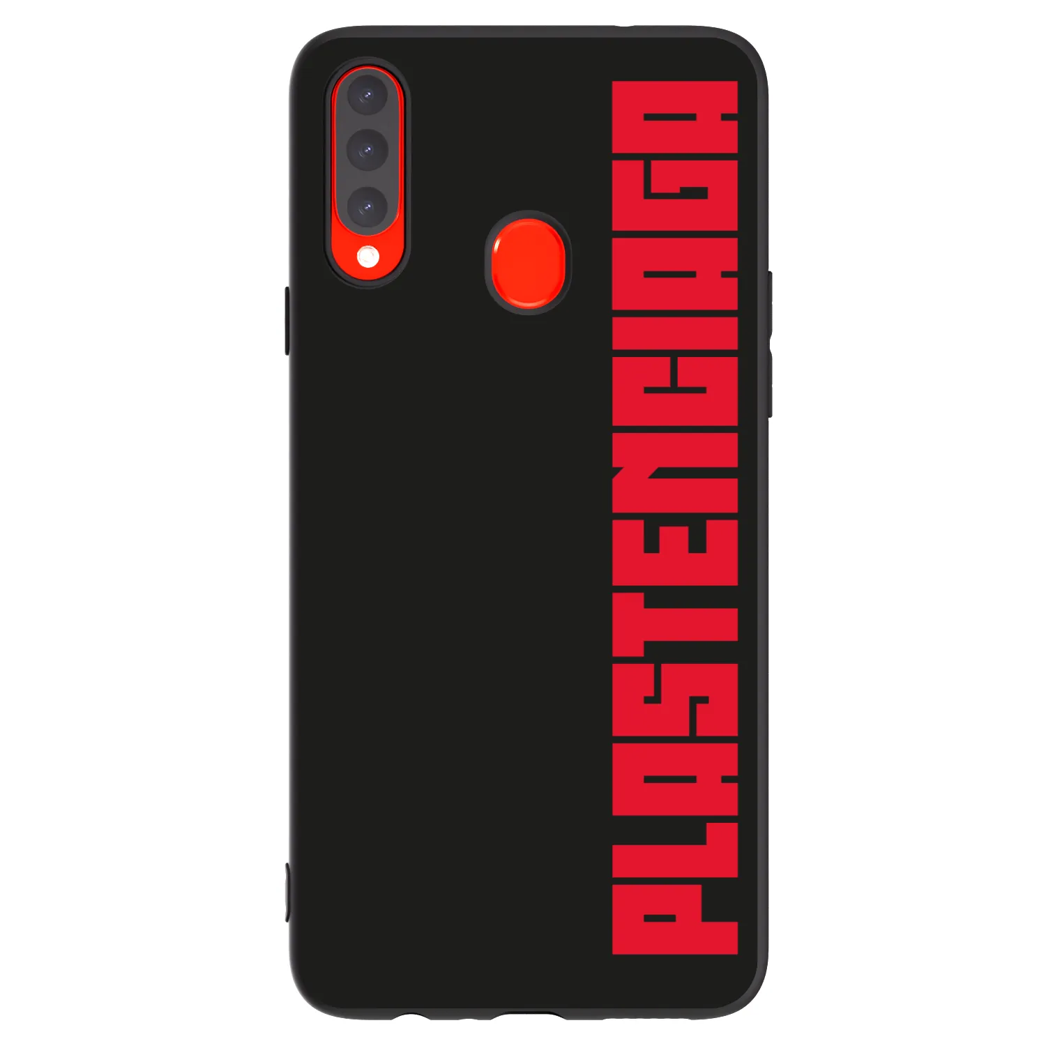 Picasee silikónový čierny obal pre Samsung Galaxy A20s - Plastenciaga