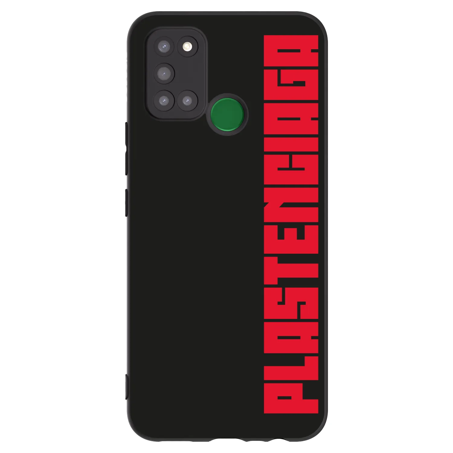 Picasee silikónový čierny obal pre Realme 7i - Plastenciaga