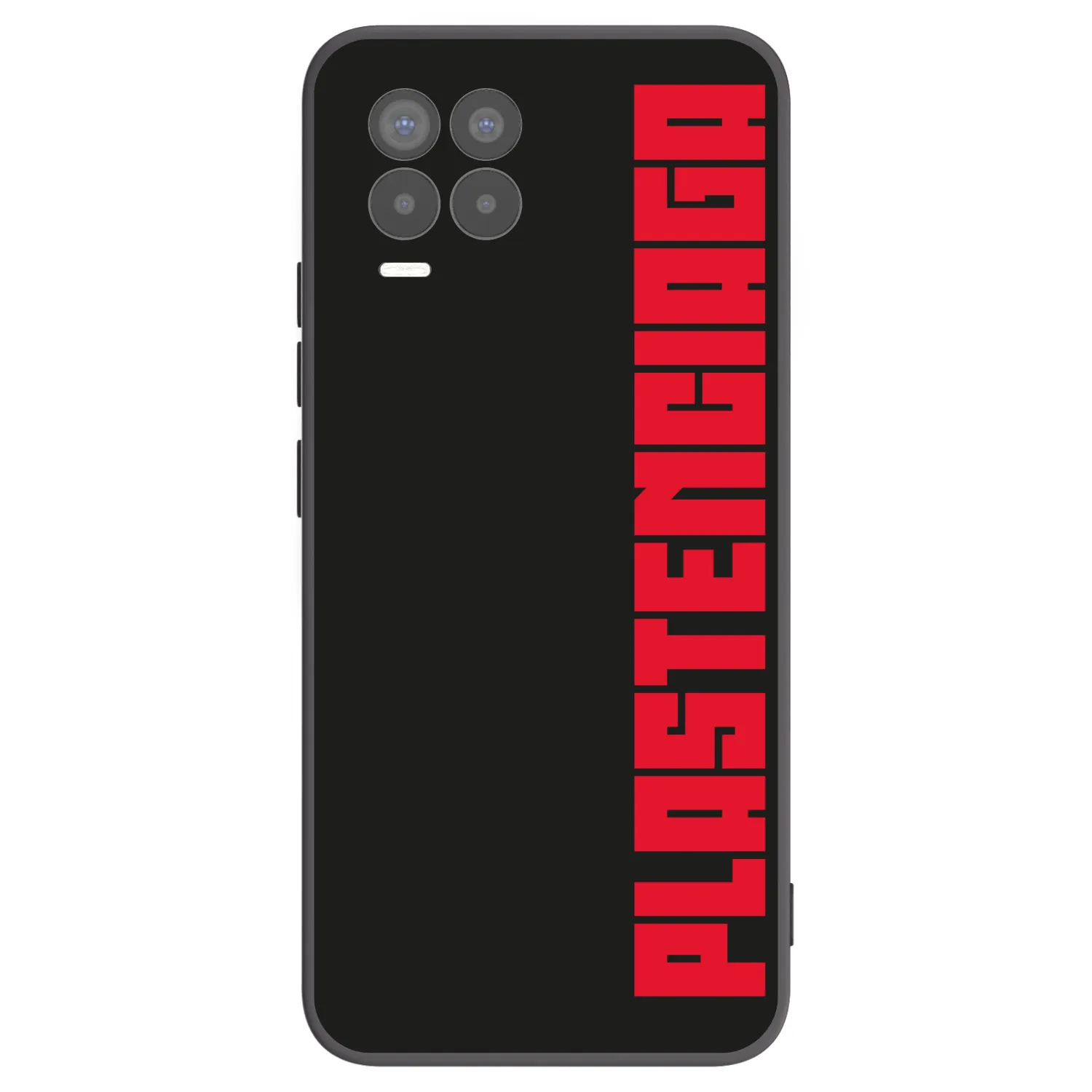 Picasee silikónový čierny obal pre Realme 8 Pro - Plastenciaga