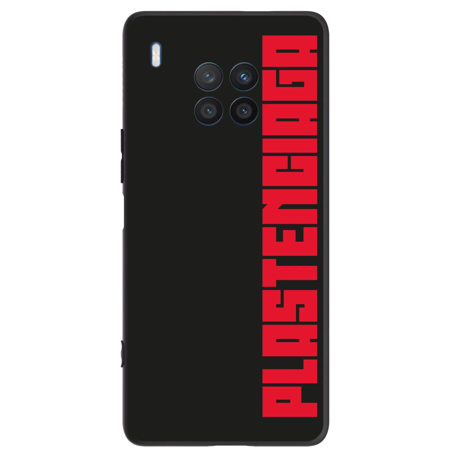 Picasee silikónový čierny obal pre Honor 50 Lite - Plastenciaga