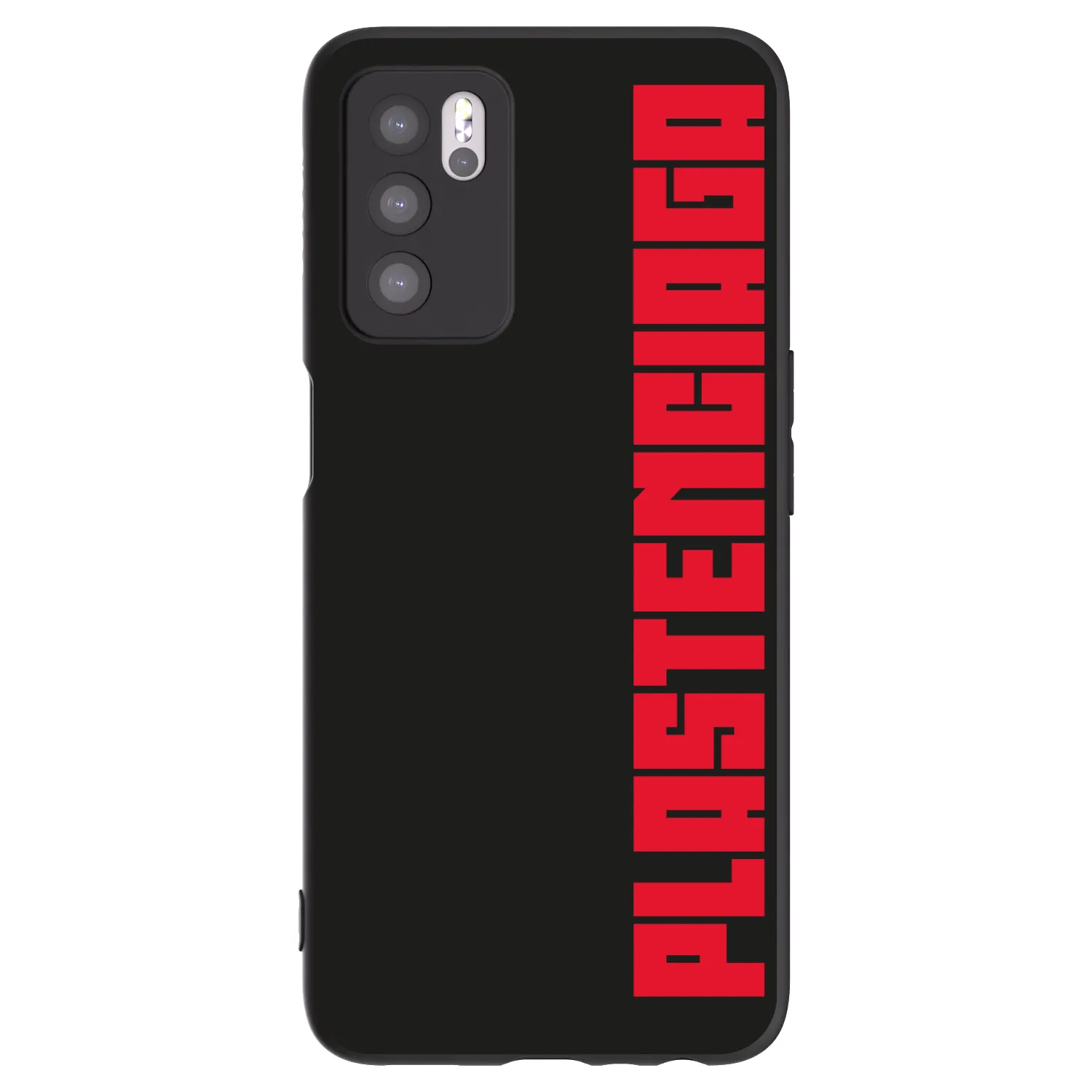 Picasee silikónový čierny obal pre OPPO A16 - Plastenciaga