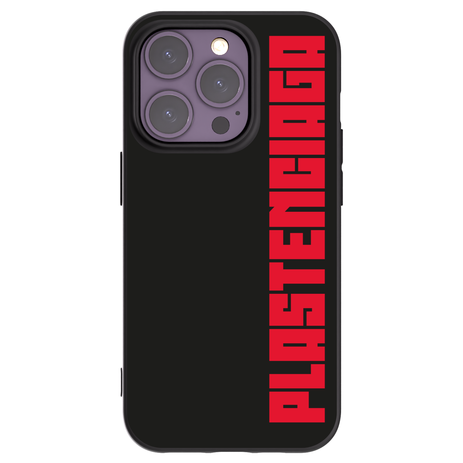 Silikónový čierny obal pre Apple iPhone 14 Pro - Plastenciaga