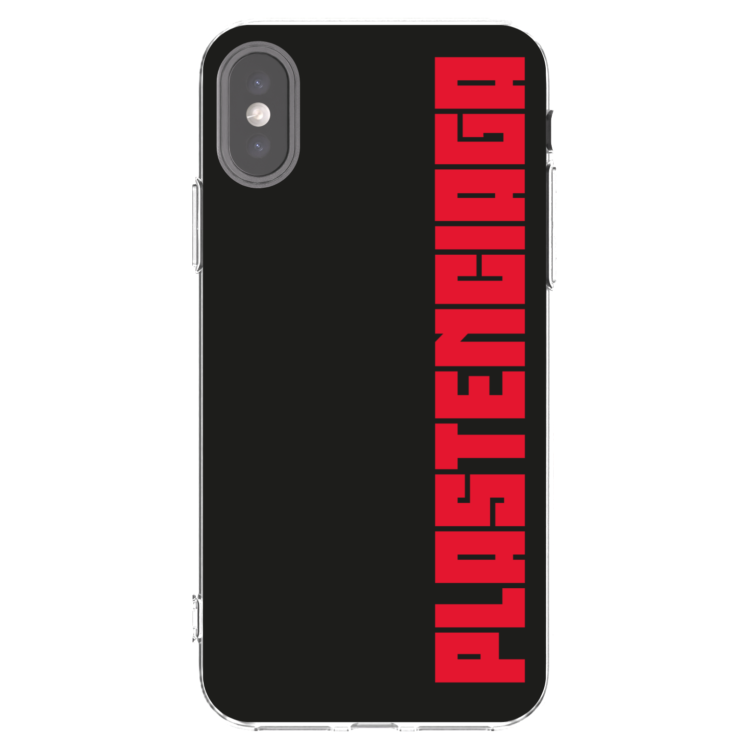 Silikónový prehľadný obal pre Apple iPhone X/XS - Plastenciaga