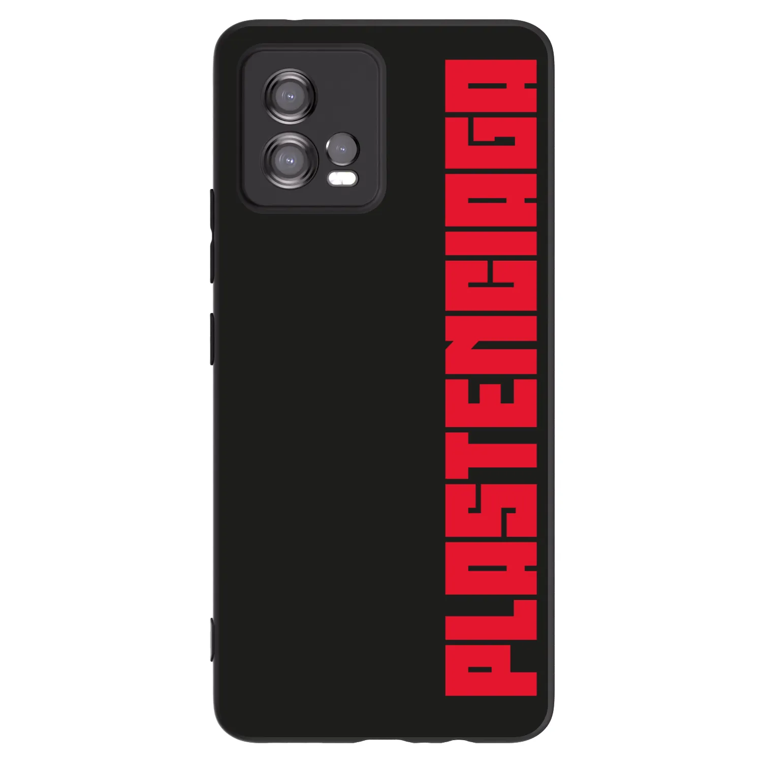 Picasee silikónový čierny obal pre Motorola Moto G72 - Plastenciaga