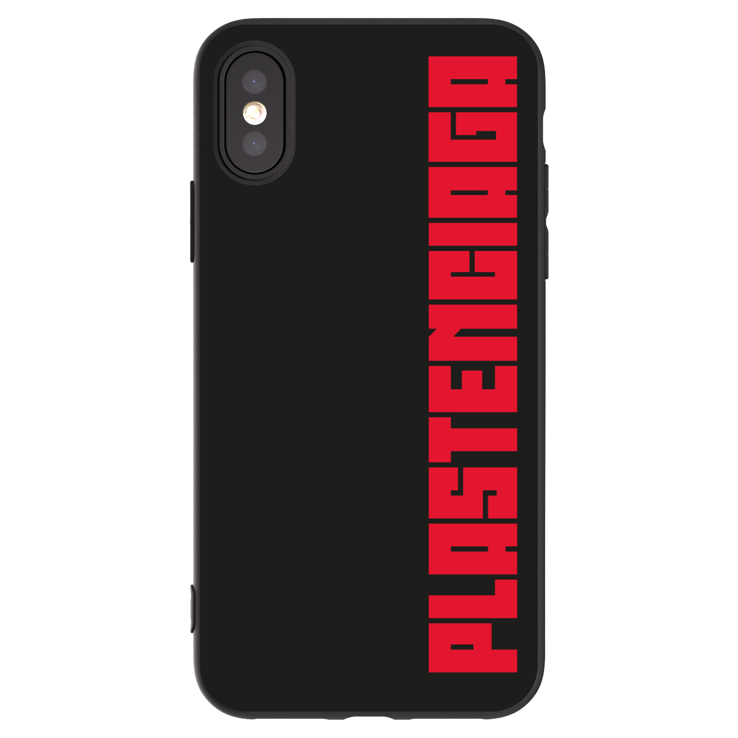 Silikónový čierny obal pre Apple iPhone X/XS - Plastenciaga