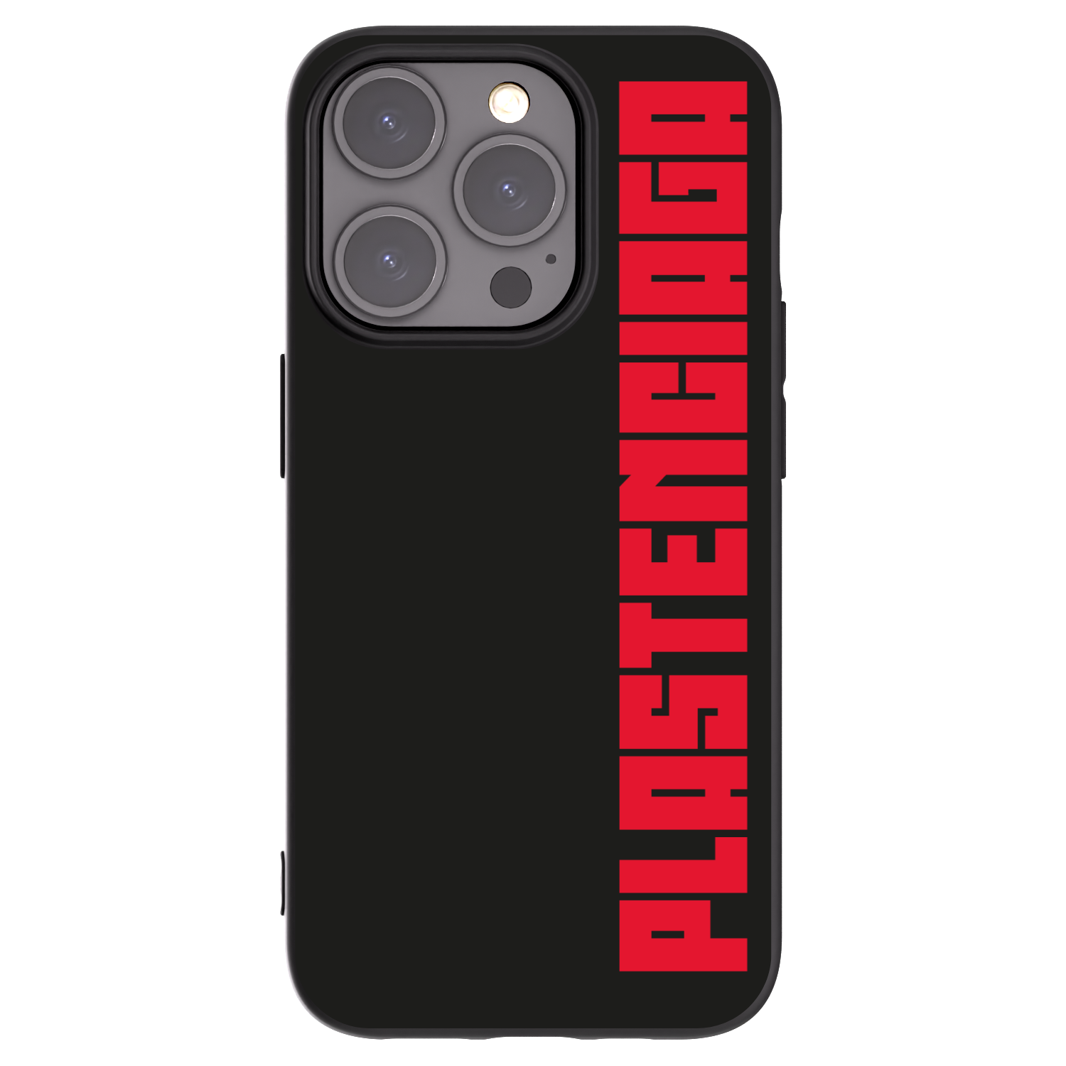Silikónový čierny obal pre Apple iPhone 15 Pro - Plastenciaga