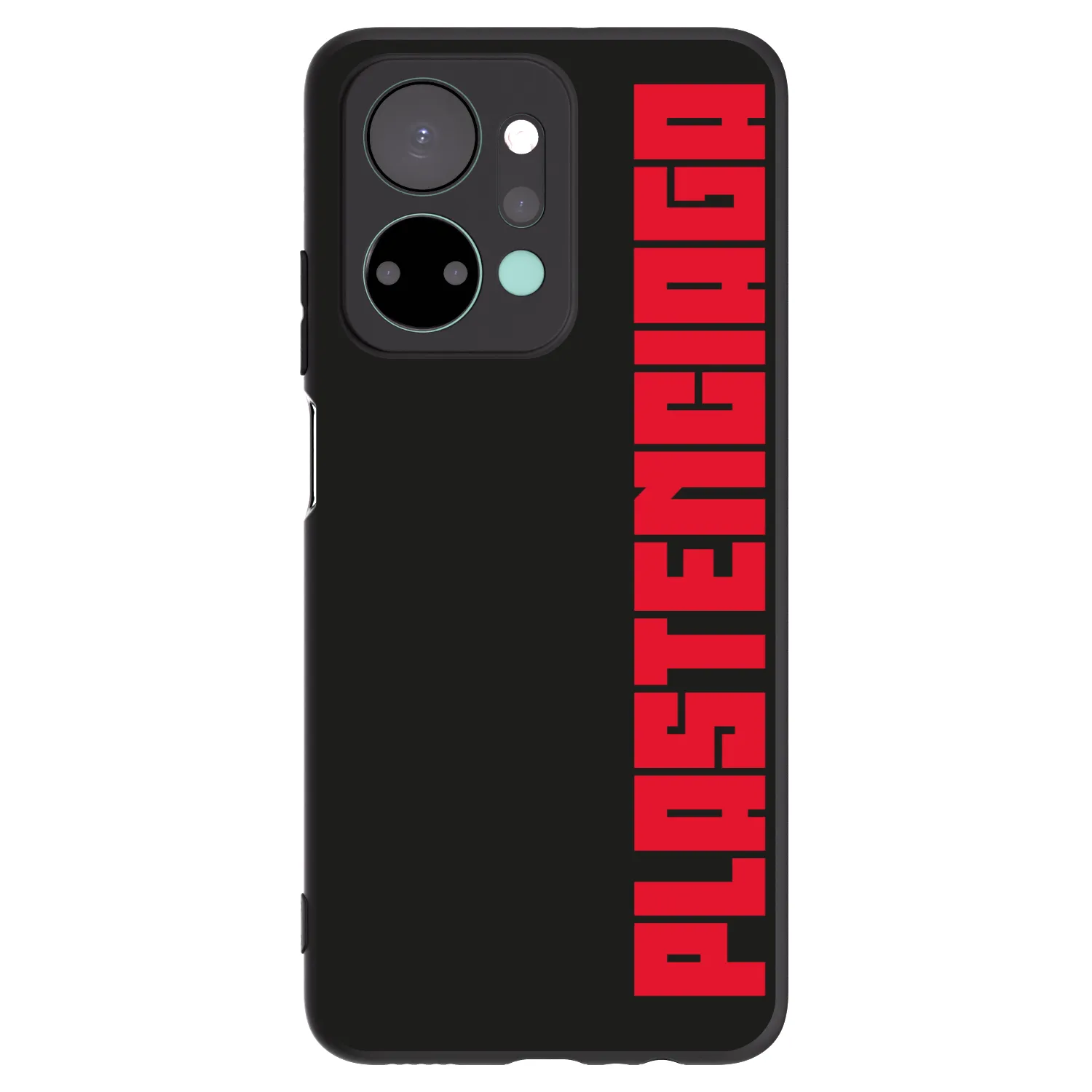 Picasee silikónový čierny obal pre Honor X7a - Plastenciaga