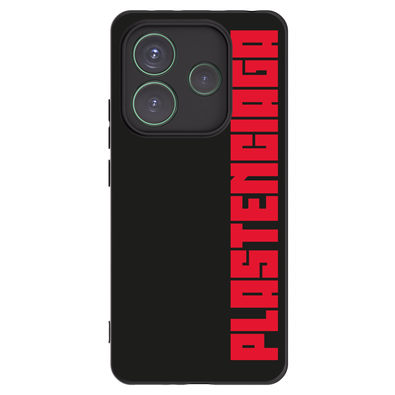 Silikónový čierny obal pre Xiaomi Redmi Note 14 5G - Plastenciaga