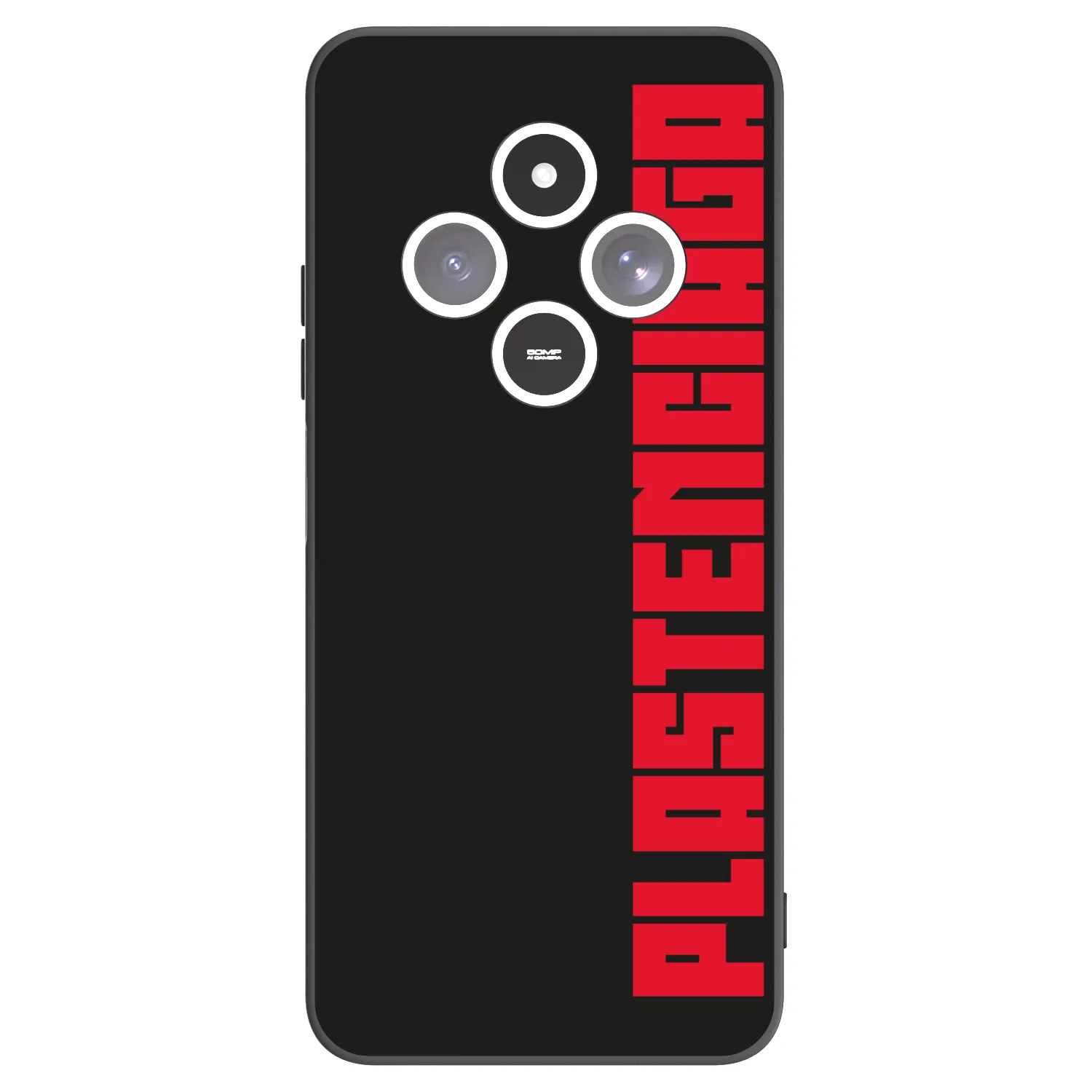 Picasee silikónový čierny obal pre Xiaomi Redmi 14C - Plastenciaga