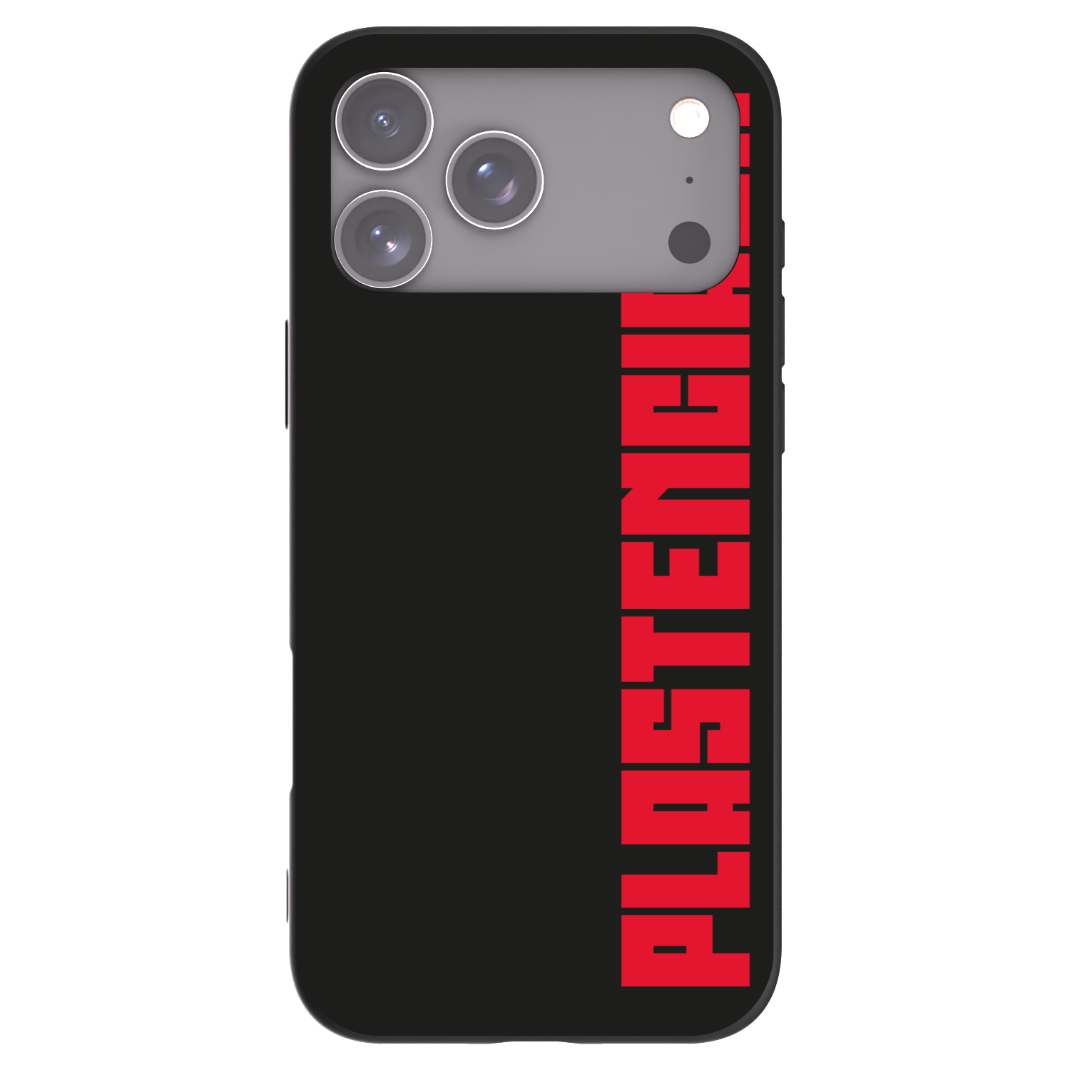 Picasee silikónový čierny obal pre Apple iPhone 17 Pro Max - Plastenciaga