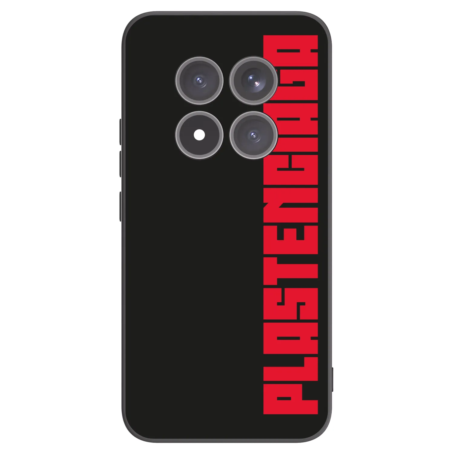Silikónový čierny obal pre Xiaomi Redmi Note 15 Pro+ - Plastenciaga