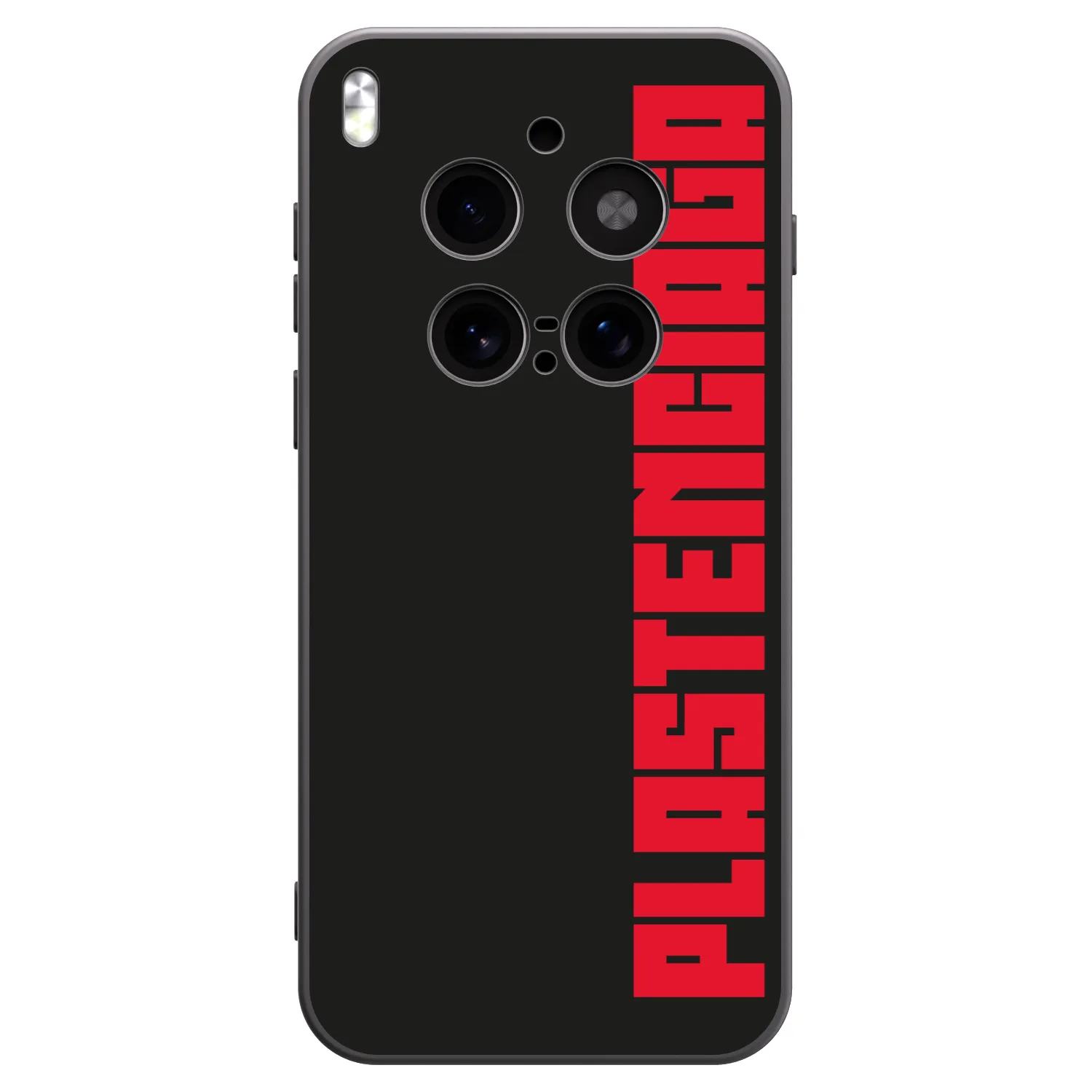 Picasee silikónový čierny obal pre Vivo X300 Pro - Plastenciaga