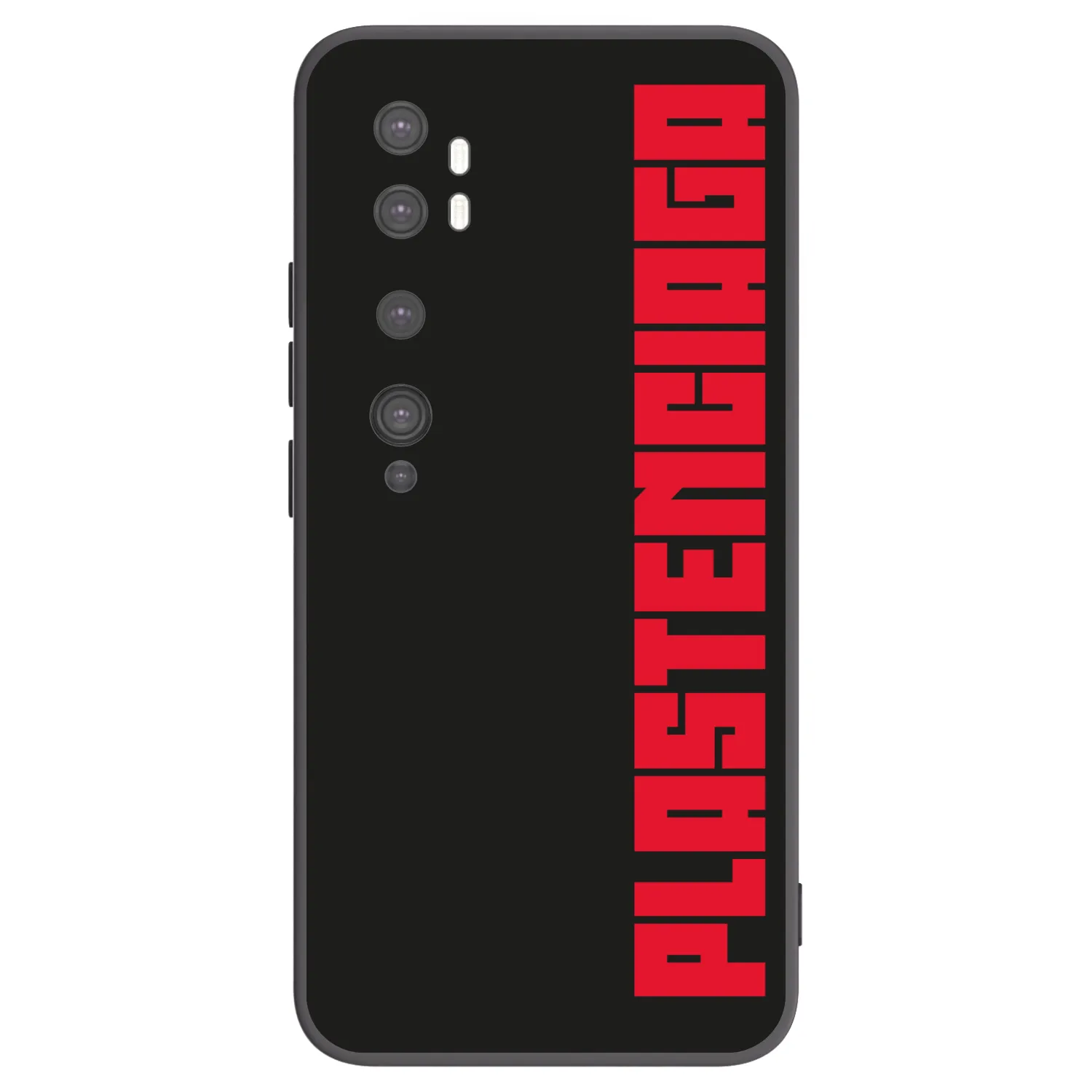 Picasee silikónový čierny obal pre Xiaomi Mi Note 10 (Pro) - Plastenciaga
