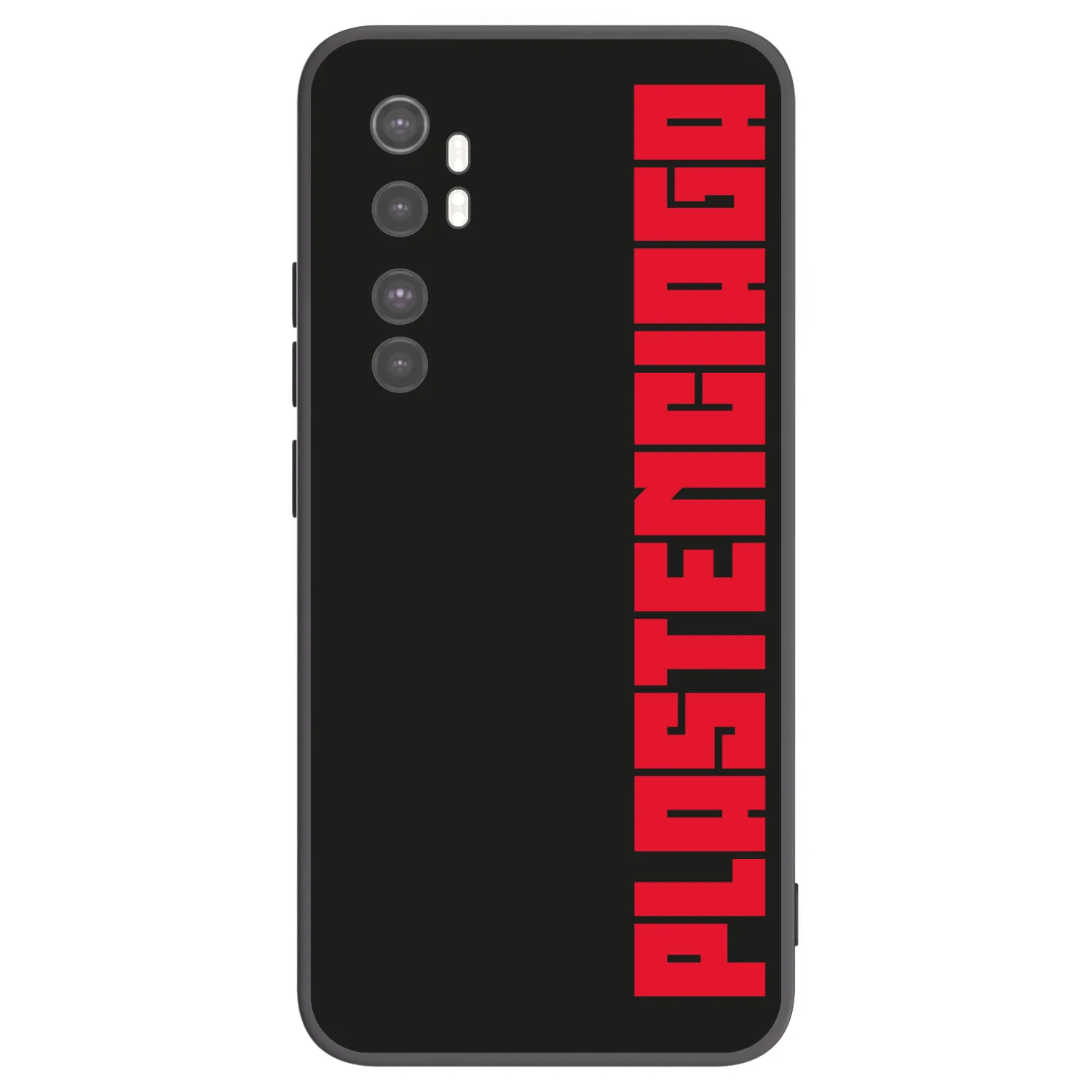 Picasee silikónový čierny obal pre Xiaomi Mi Note 10 Lite - Plastenciaga