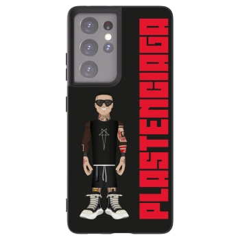 Picasee silikónový čierny obal pre Samsung Galaxy S21 Ultra 5G G998B - Tomáš Rajchl