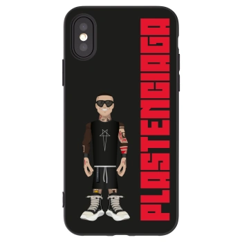 Picasee silikónový čierny obal pre Apple iPhone X/XS - Tomáš Rajchl