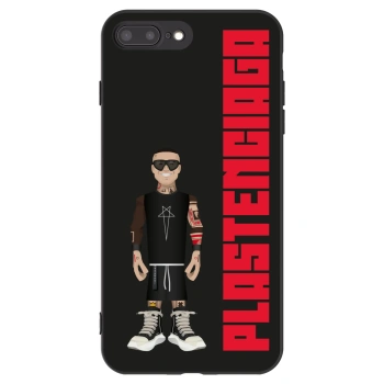 Picasee silikónový čierny obal pre Apple iPhone 8 Plus - Tomáš Rajchl