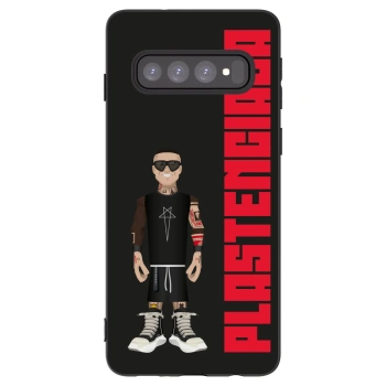 Picasee silikónový čierny obal pre Samsung Galaxy S10 G973 - Tomáš Rajchl