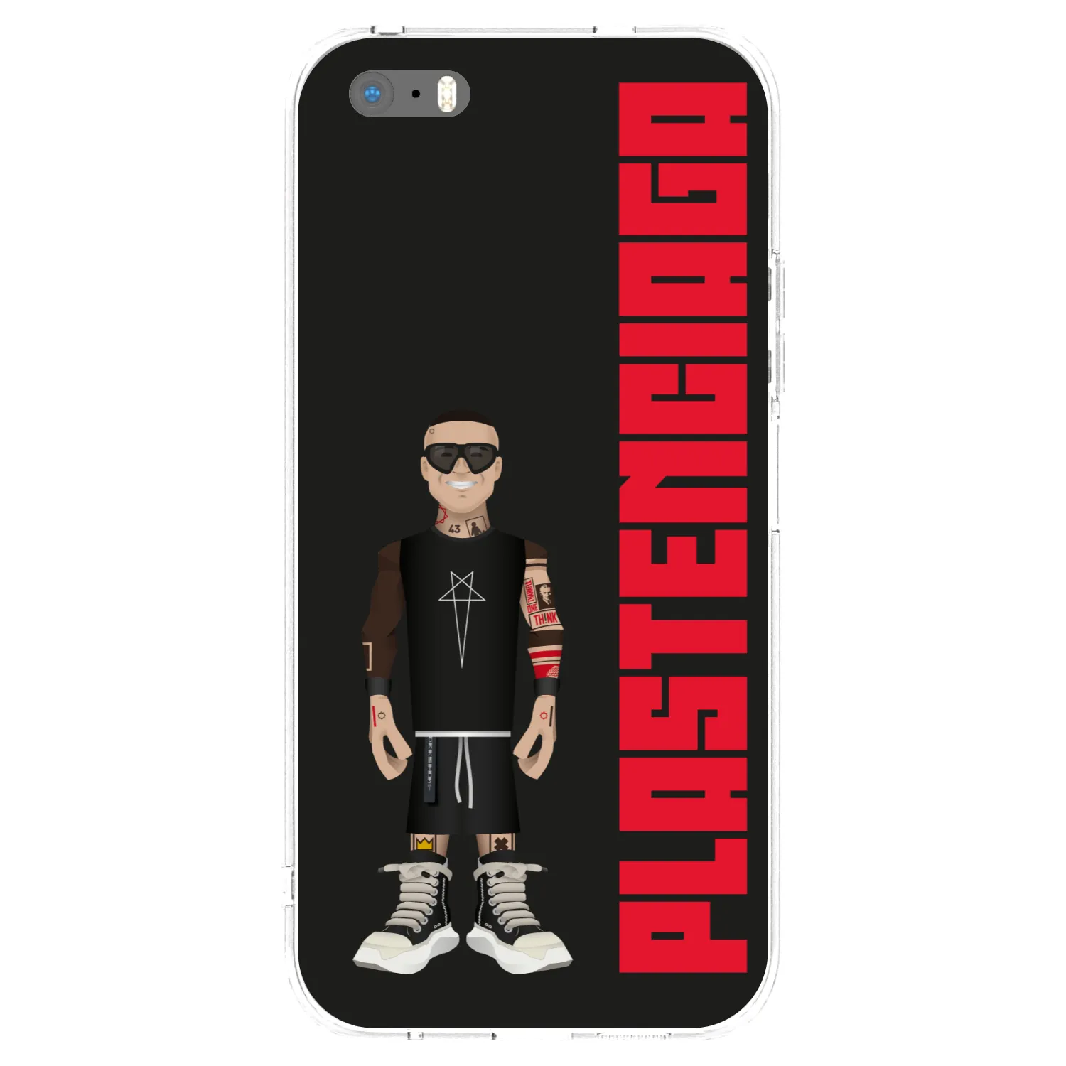 Picasee silikónový prehľadný obal pre Apple iPhone 5/5S/SE - Tomáš Rajchl