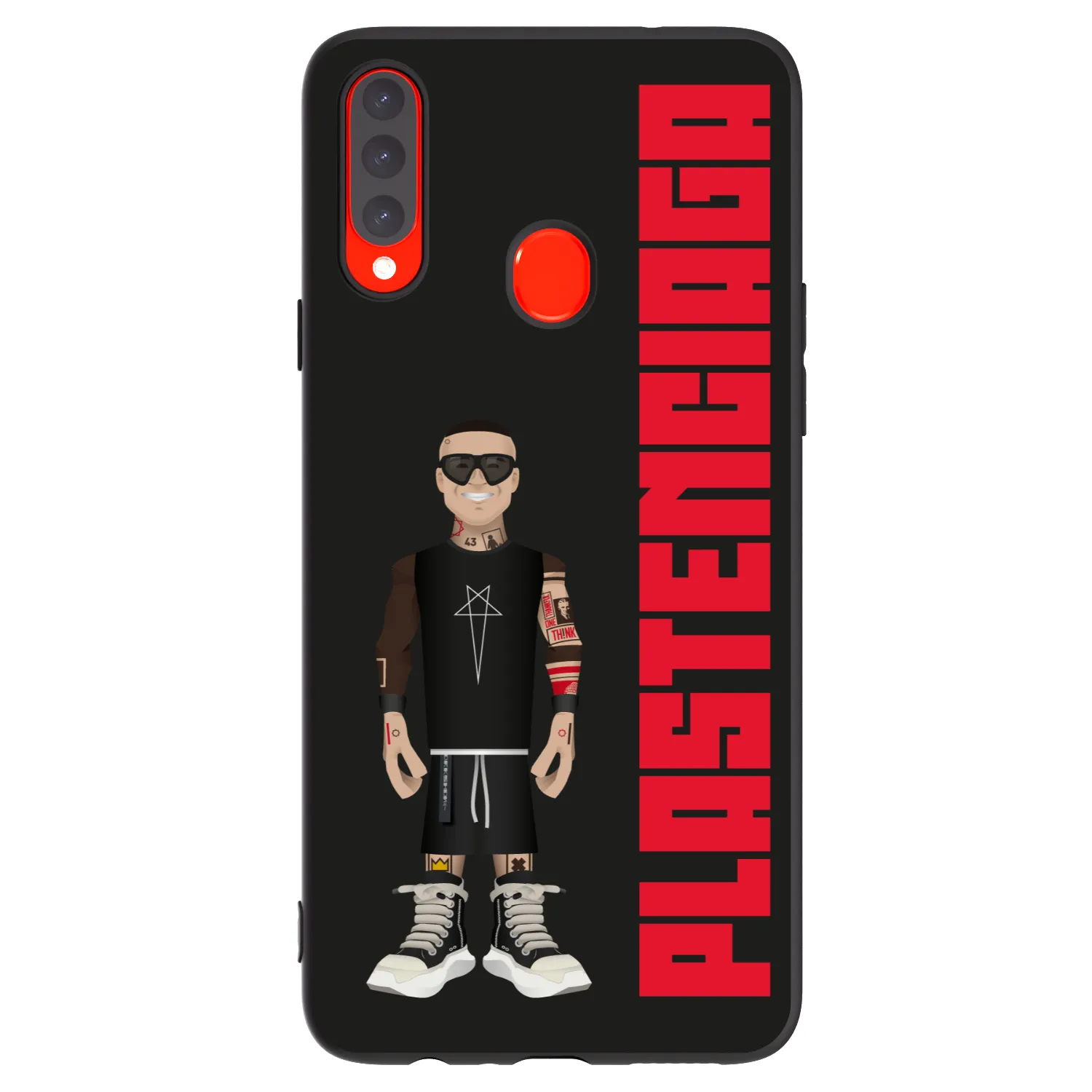 Picasee silikónový čierny obal pre Samsung Galaxy A20s - Tomáš Rajchl