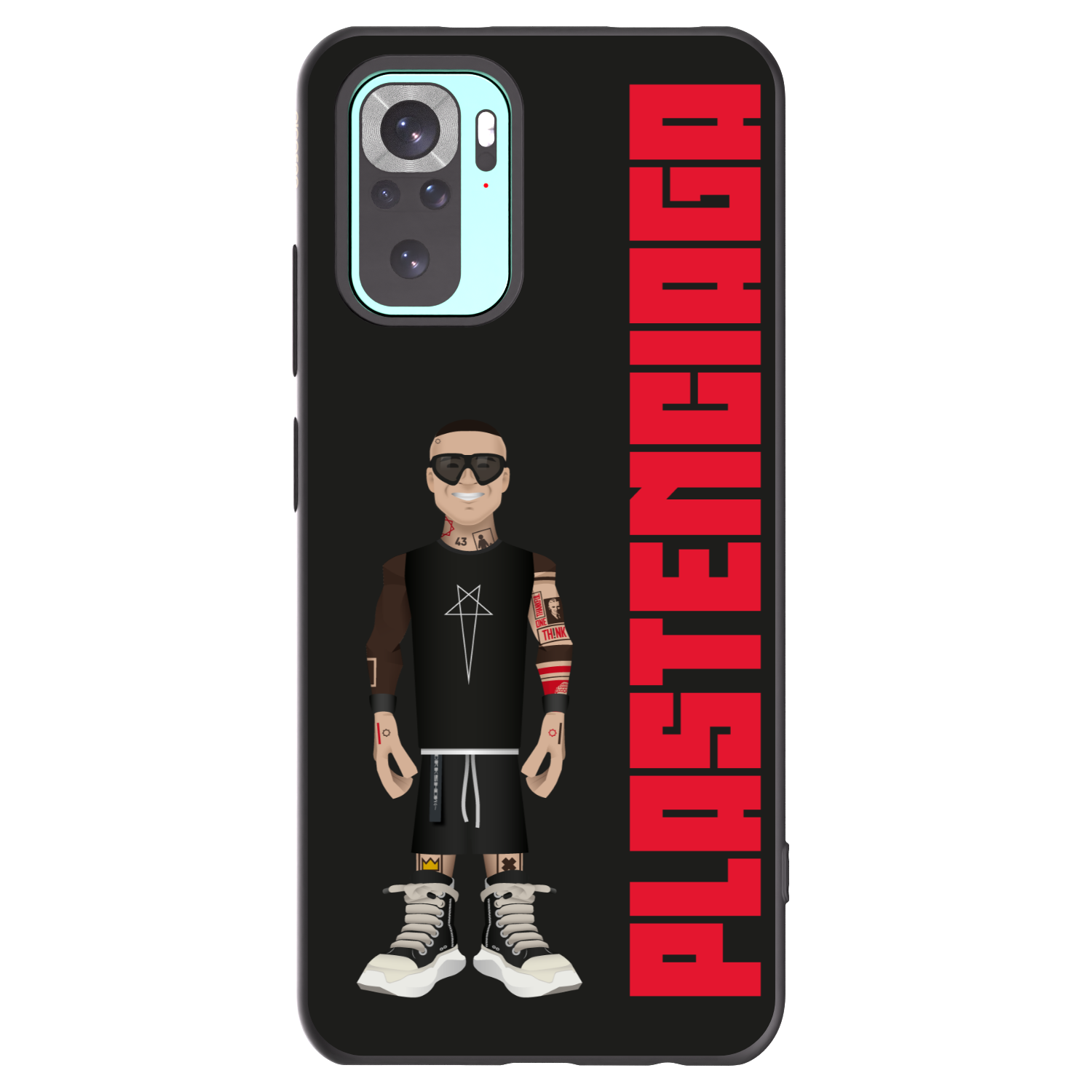 Picasee silikónový čierny obal pre Xiaomi Redmi Note 10 Pro - Tomáš Rajchl