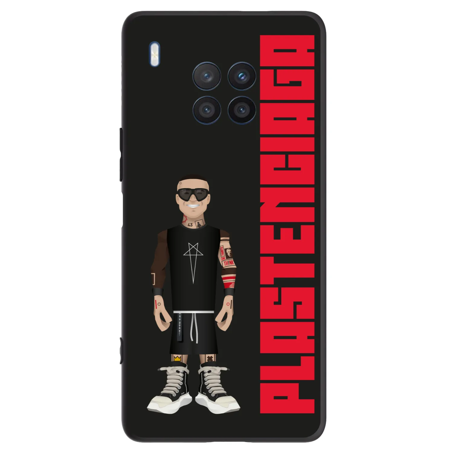 Picasee silikónový čierny obal pre Honor 50 Lite - Tomáš Rajchl