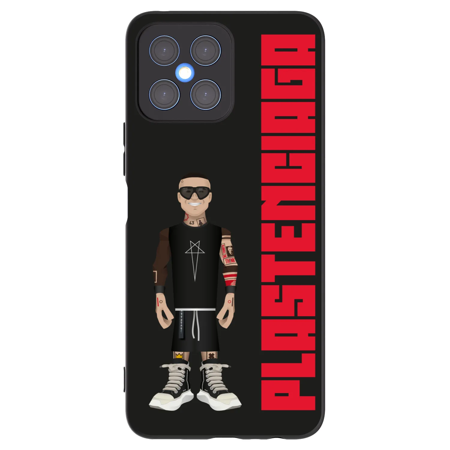 Picasee silikónový čierny obal pre Honor X8 4G - Tomáš Rajchl