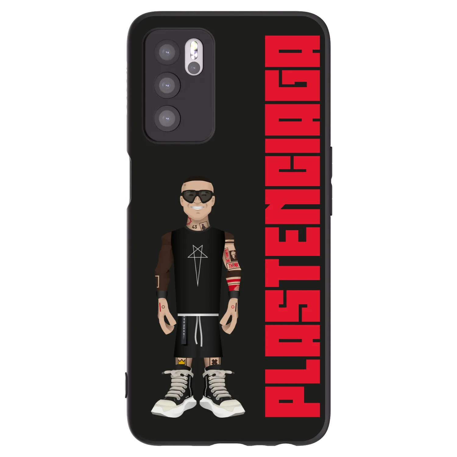 Picasee silikónový čierny obal pre OPPO A16 - Tomáš Rajchl